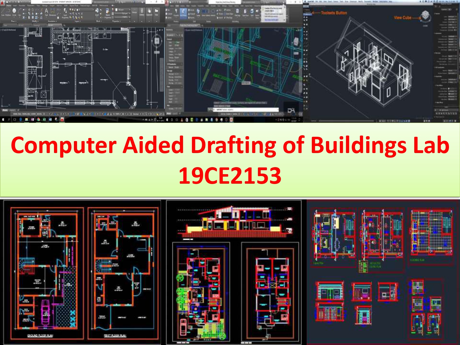 Computer Aided Drafting of Buildings Lab-Sec B