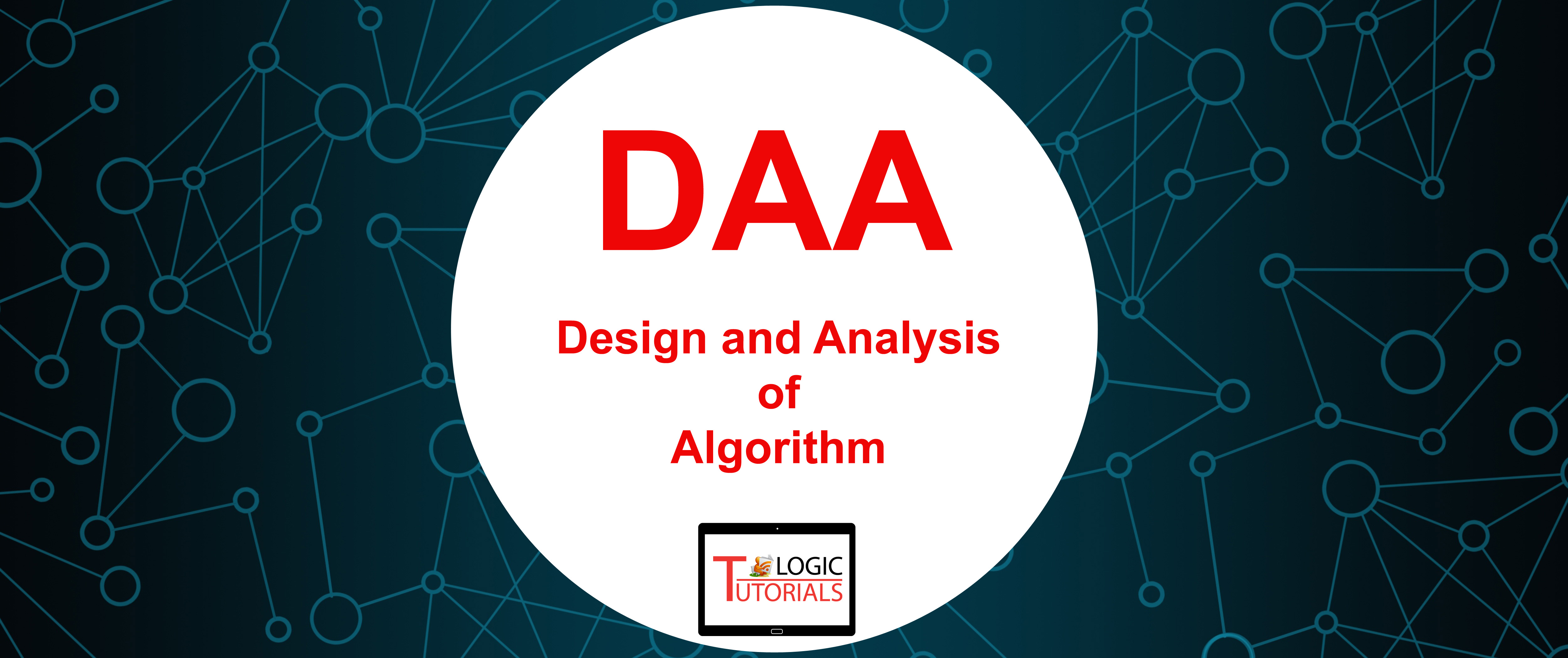 Design and Analysis of Algorithms(AUTONOMOUS)